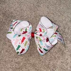 Colorful Dinosaur Print Hair Bow